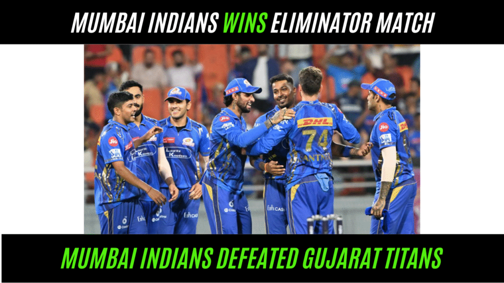 Mumbai Indians Crush Gujarat Titans