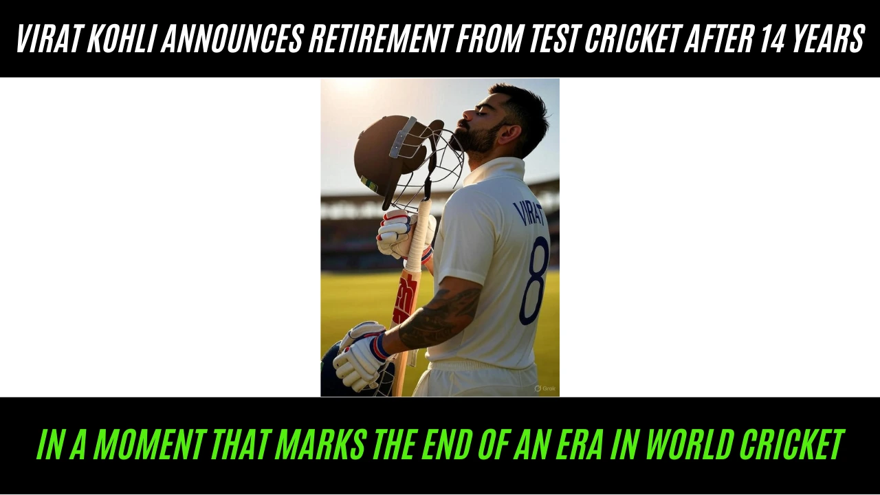 Virat Kohli Announces Retirement From Test Cricket