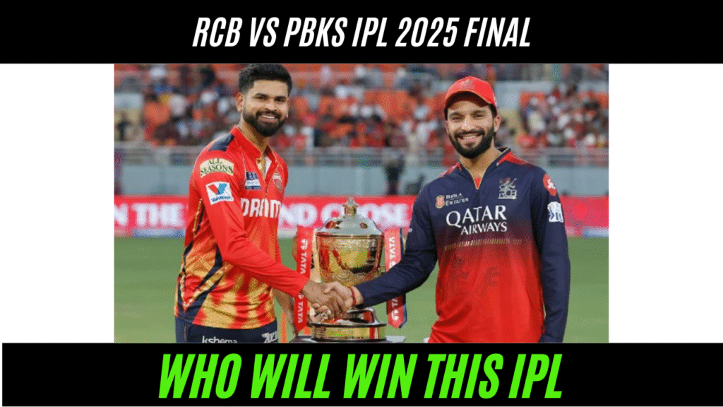 RCB vs PBKS IPL 2025 Final