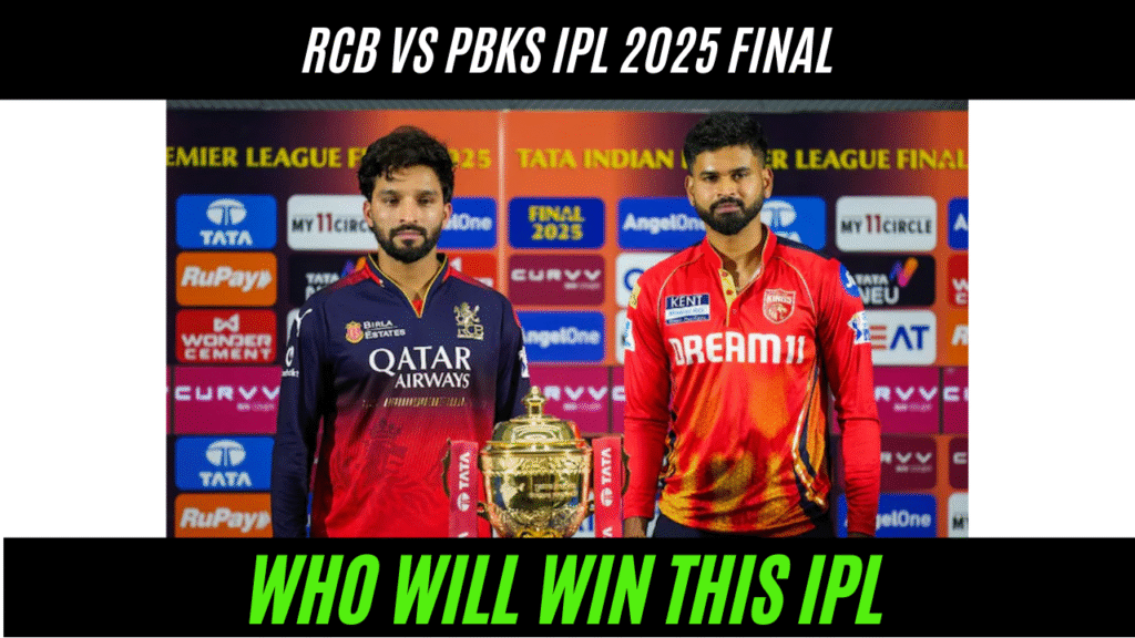 RCB vs PBKS IPL 2025 Final