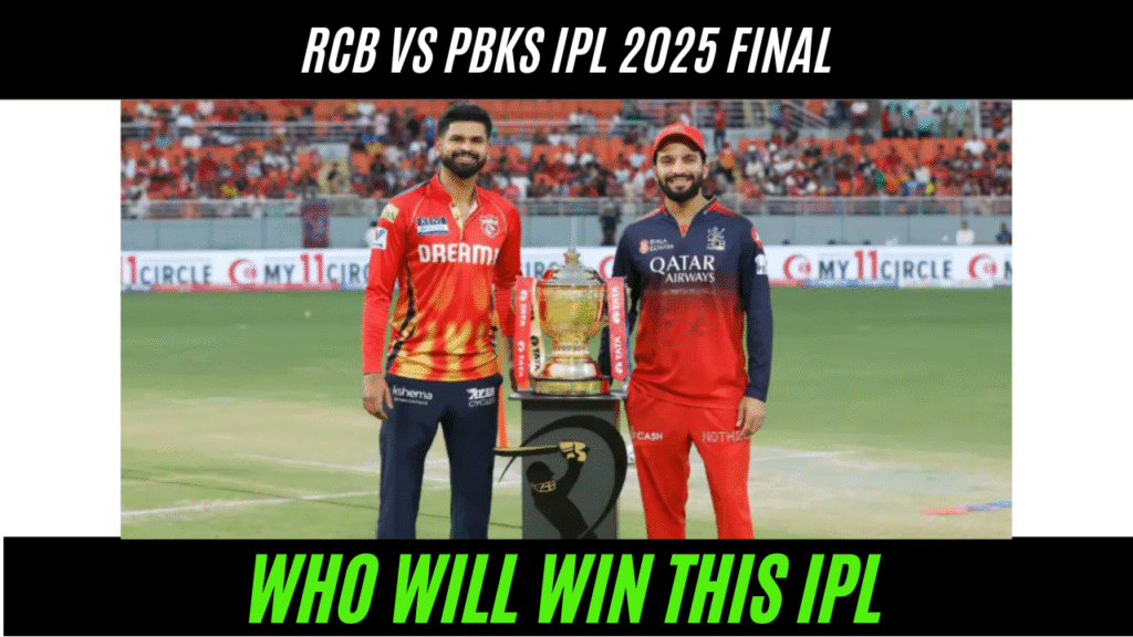 RCB vs PBKS IPL 2025 Final