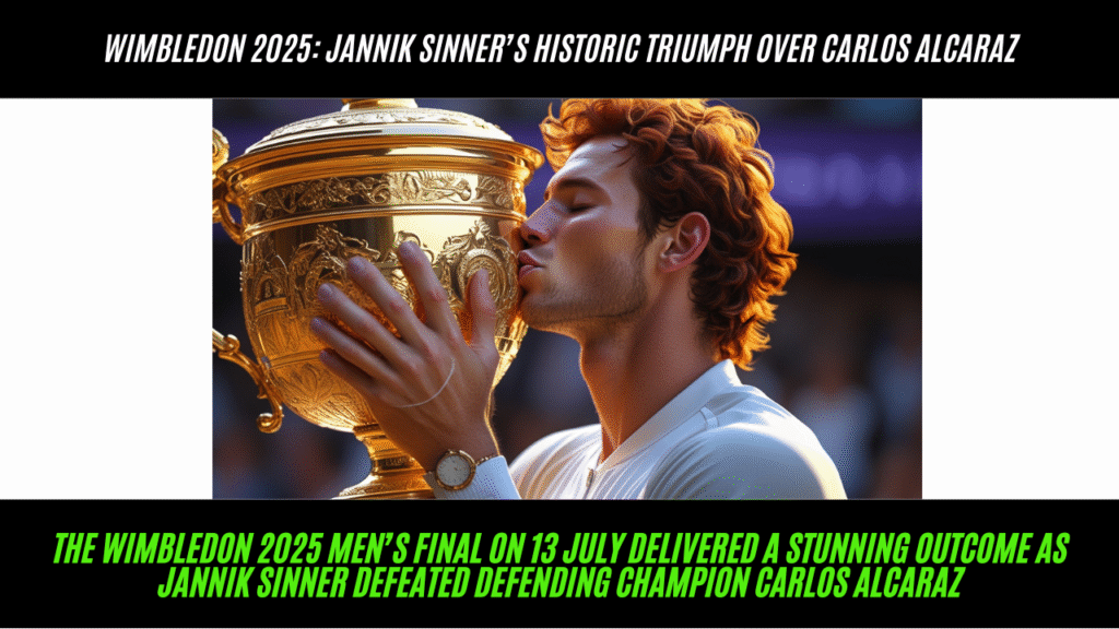 Jannik sinner becames the first italian to win wimbledon 2025
