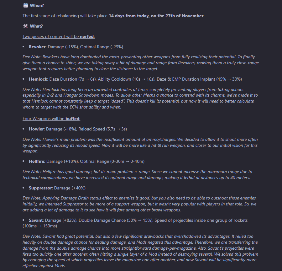 Mech Arena S-Tier mechs December 2025: Surge, Guardian, Panther, Howler, Killshot after Stage 1 rebalance