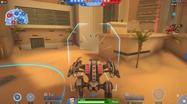 Mech Arena Sentinel Nade Launcher Suppressor build 2026