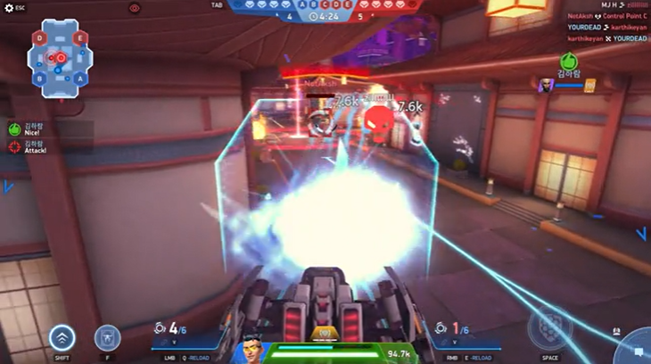 Mech Arena Sentinel Tall Shield blocking Nade Launcher 2026