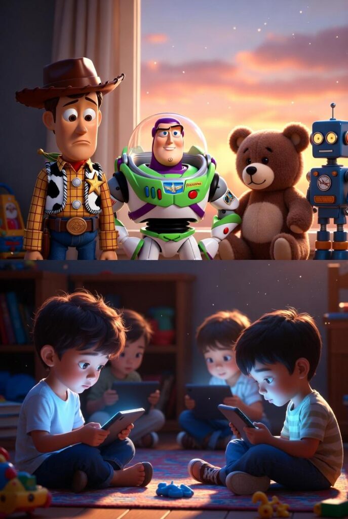 Woody and Buzz Lightyear reunited in Toy Story 5 trailer scene