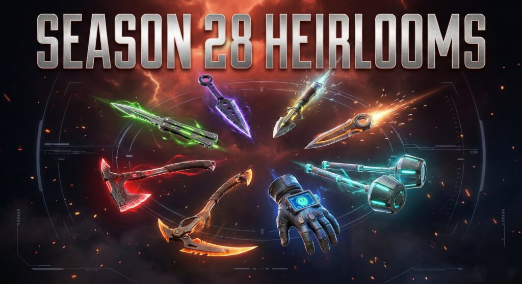 Apex season 28 heirlooms weapons