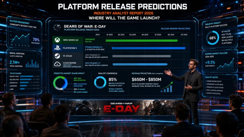 Xbox Series X running Gears of War E-Day showcasing next-generation graphics