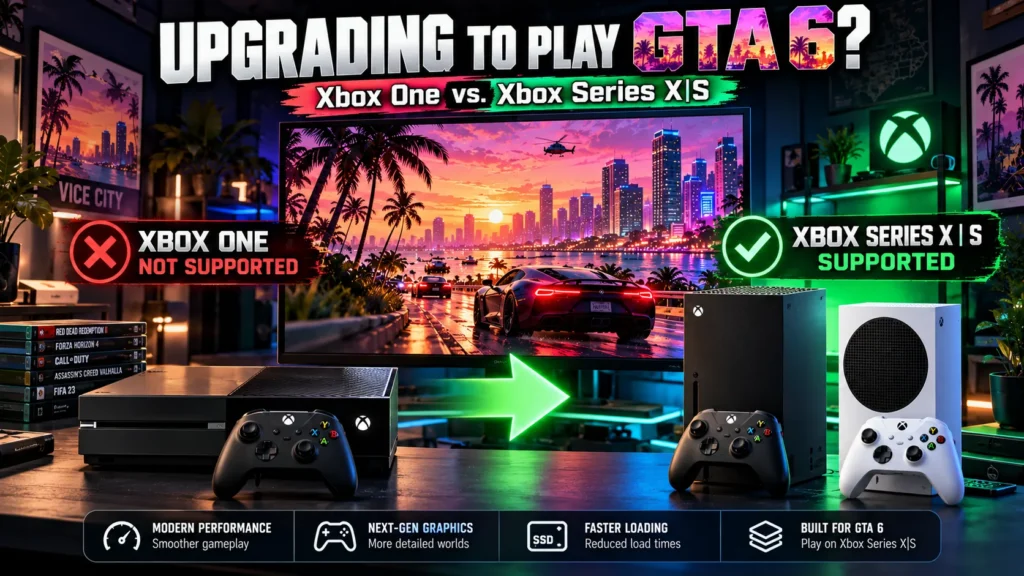 Comparing current-generation gaming consoles before upgrading from Xbox One to play GTA 6
